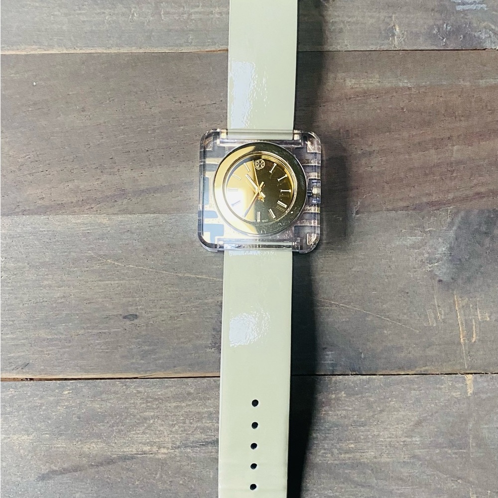 Tory Burch Cream and Gold Lady watch - Picture 3 of 8